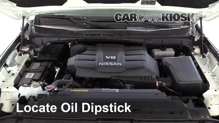 2018 Nissan Titan SV 5.6L V8 Extended Cab Pickup Oil Check Oil Level